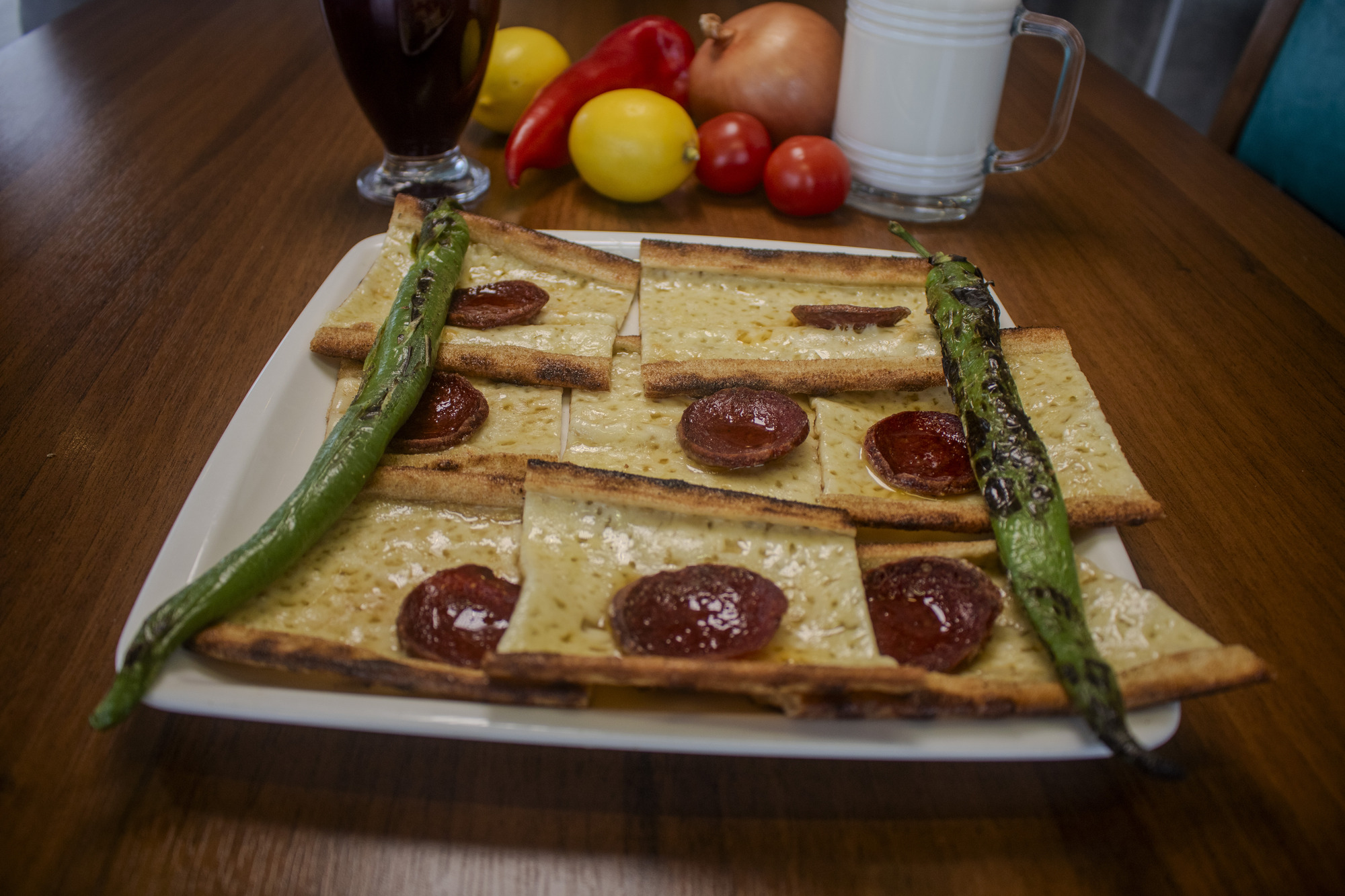 Peynirli Sucuklu Pide