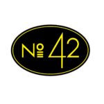 no 42 logo beyaz - geniş